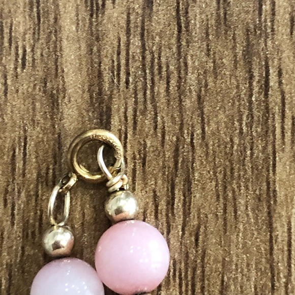 Gold Beaded necklace and bracelet set - Picture 4 of 4